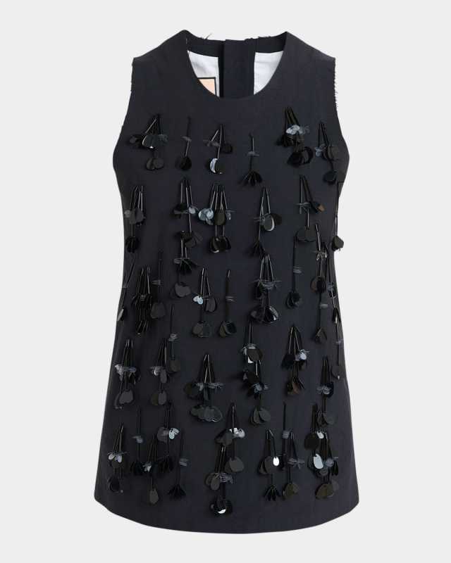 Sequined Tank Top